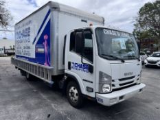 2018 ISUZU NPR 16' BOX TRUCK W/ LIFTGATE (PICK-UP LOCATION: POMPANO BEACH, FL)
