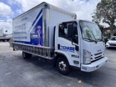 2015 ISUZU NPR ECO MAX DIESEL 16' BOX TRUCK (PICK-UP LOCATION: POMPANO BEACH, FL)