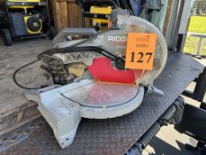 RIDGID CORDED DUAL BEVEL MITER SAW (PICK-UP LOCATION: ZEPHYRHILLS, FL)