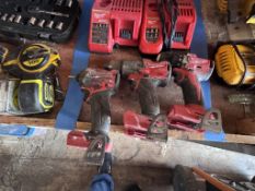 MILWAUKEE CORDLESS POWER TOOLS (PICK-UP LOCATION: POMPANO BEACH, FL)