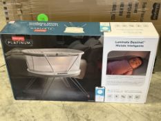FISHER PRICE PLATINUM LUMINATE BASSINET (NEW)