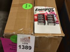 PACKS OF ENERGIZER MAX 9V BATTERIES (8-PACK) NEW