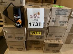 CASE OF (QTY 12) AXE DEODORANT BODY SPRAY