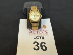 SEIKO MEN'S GOLD TONE WRISTWATCH