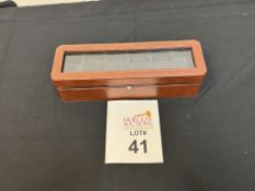 6-SLOT WRISTWATCH DISPLAY CASE