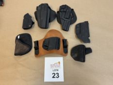LOT CONSISTING OF ASSORTED HOLSTERS