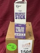 LOT CONSISTING OF (45) WICKED CUTZ BREAKFAST INDIVIDUAL STICKS