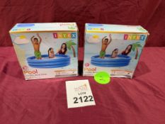 INTEX CRYSTAL BLUE POOL 58" X 13"
