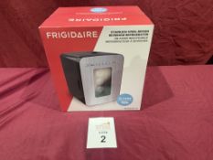 FRIGIDAIRE STAINLESS BEVERAGE REFRIGERATOR (NEW)