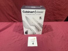 CUISINART CLASSIC 15 PC BLOCK SET (NEW)