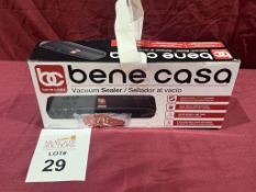BENE CASA VACUUM SEALER (NEW)