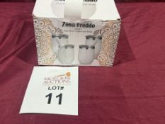 ZONA FREDDO 12 OZ WINE TUMBLER SET OF 4 (NEW0