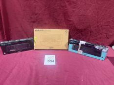 ASSORTED LOGITECH KEYBOARDS