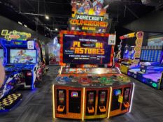 MINECRAFT DUNGEONS ARCADE GAME 65" SCREEN