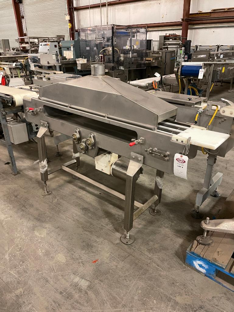 " Hanover SS Belt Conveyor 72" Long x 34" High w/ 48" Hood