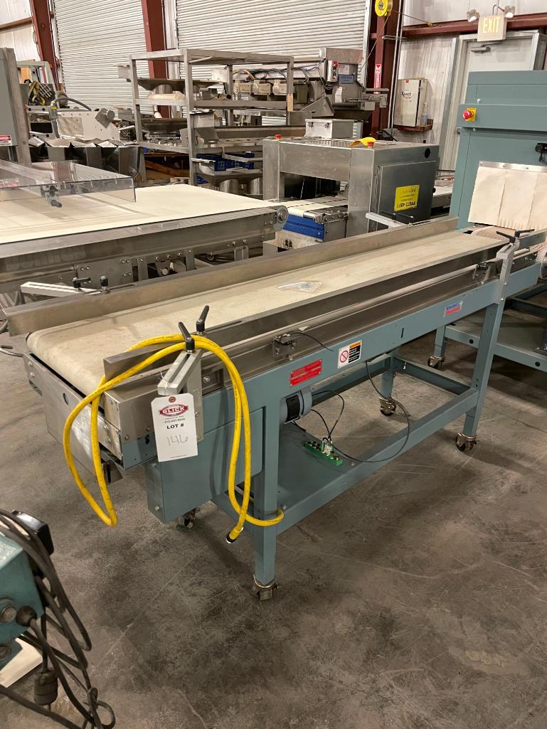 " Shanklin CEOM0011 Portable Conveyor 78" Long x 36" High