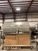 30" Graybill 15870-5 Stainless Continuous Heated Coating Pan/Seasoning Drum 10' Long