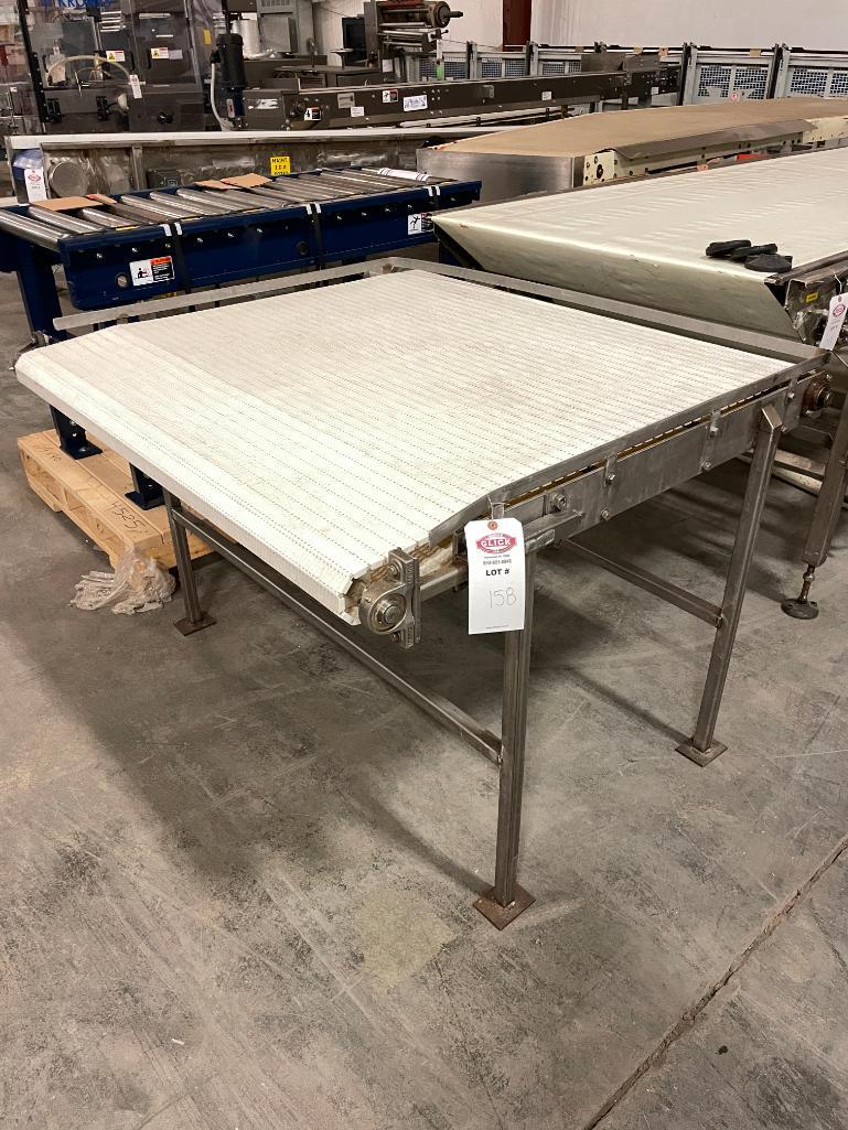 " SS Belt Conveyor 48" Long x 34" High