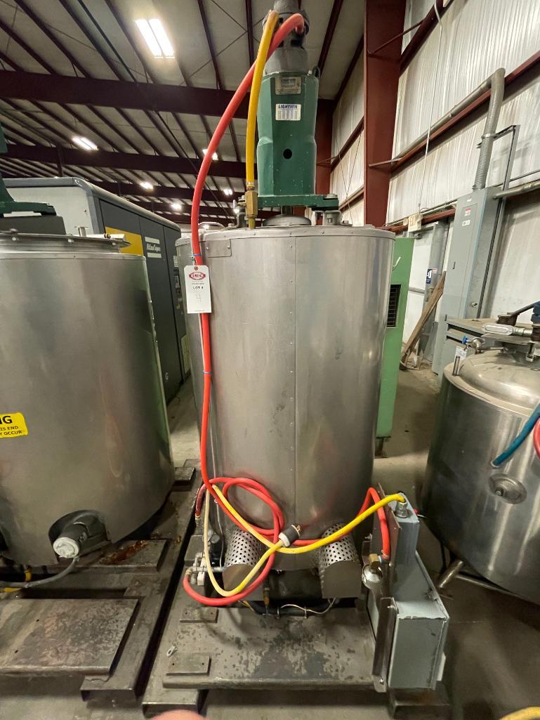 Gallon Heated Jacket Mixing Tank w/ Lightnin Mixer