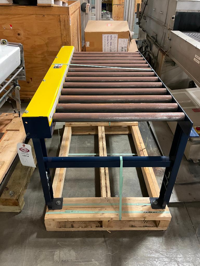 " Steel Roller Conveyor 60" Long x 32" High