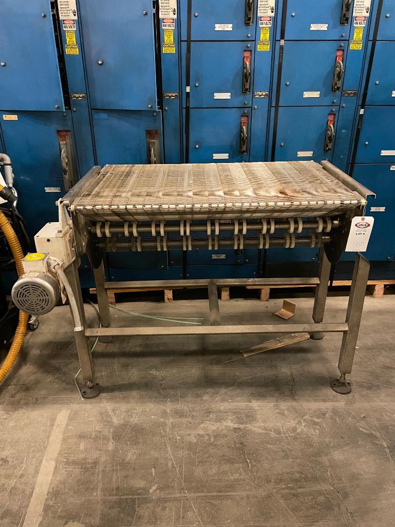 " Hanover SS Chain Conveyor 28" Long x 40.5" High