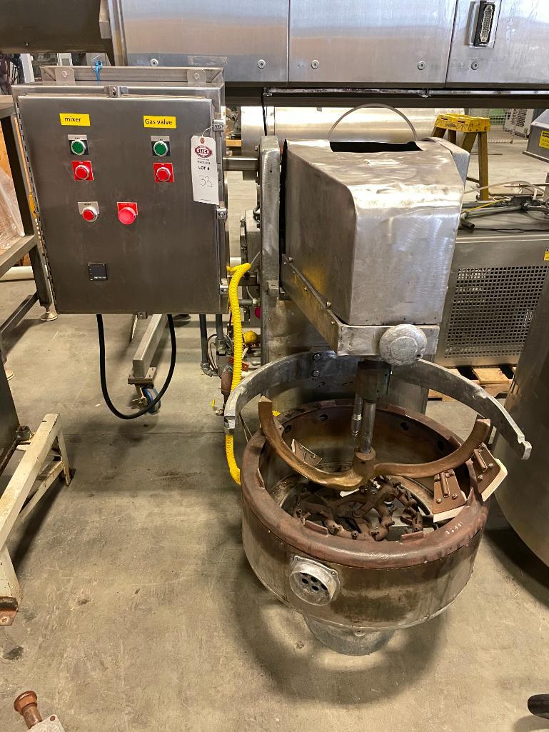 SAVAGE BROS S-48 Fire Chocolate/Confectionary Mixer Mixing Kettle