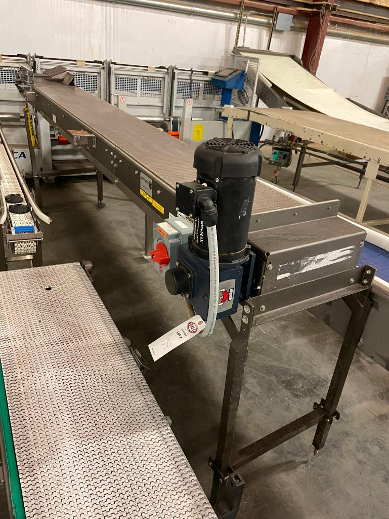 " Arrowhead Steel Belt Conveyor 163" Long x 46" High
