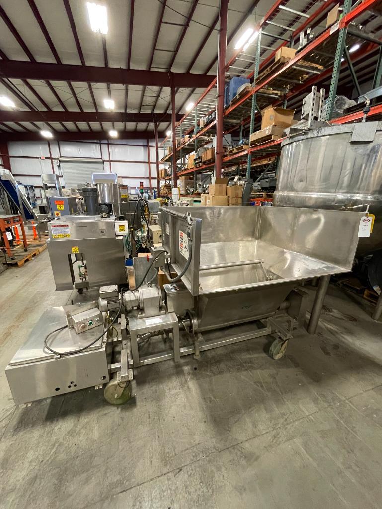 CFE DP35WP Stainless Steel Volumetric Screw Feeder/Auger/Mixer