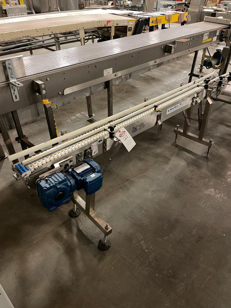 " SpanTech MultiSpan SS Conveyor 96" Long x 32" High