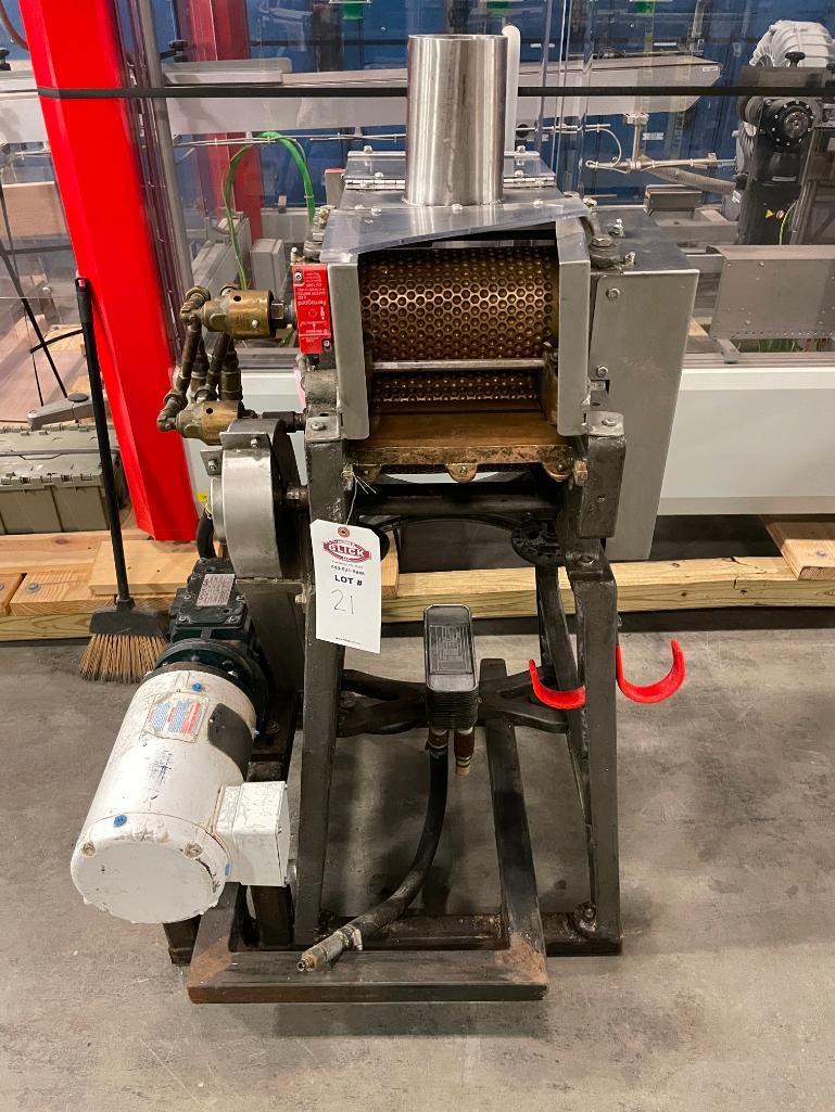 " Union / Racine Water Cooled Drop Roller Candy Forming Machine-3/8" Tablet