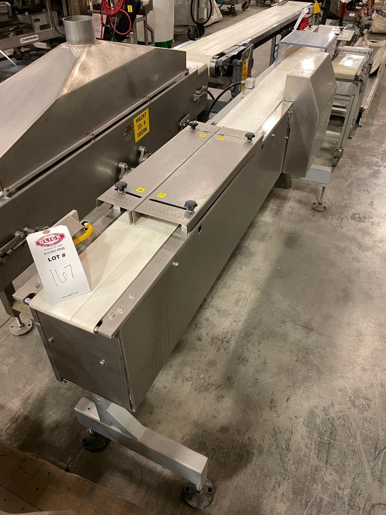 " SS Belt Conveyor 103" Long x 36" High