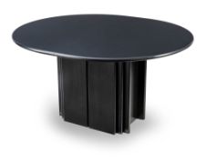 Black dining table