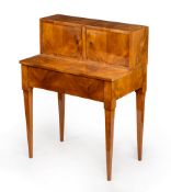 A SMALL CHERRYWOOD CHILDREN'S DESK