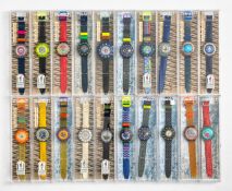Mixed lot of 20 Swatch watches