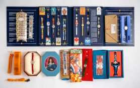 Mixed lot of 15 Swatch watches and Swatch twin phone