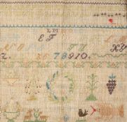 TWO EMBROIDERY SAMPLERS