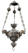 A METALPLATED CHRUCH CHANELIER