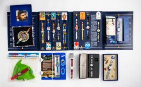 Mixed lot of 16 Swatch watches