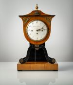 A GERMAN BIEDERMEIER TABLE CLOCK