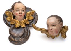 TWO WINGED PUTTO HEADS