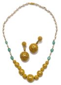 JEWELLERY SET WITH GRANULATION