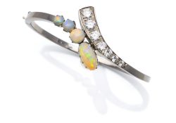 OPAL DIAMOND BANGLE