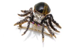 Spider brooch