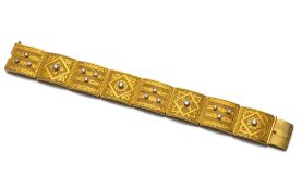 GOLD BRACELET WITH GRANULATION