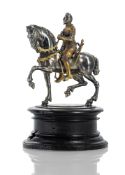 Seltene Reiterstatuette aus Silber - Gustav II Adolf von Schweden (1594 – 1632)