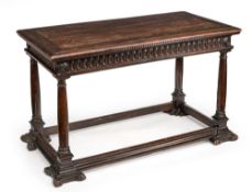 A NORTH ITALIAN LATE RENAISSANCE WALNUT TABLE