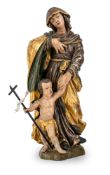 ST. MARY AND CHRIST CHILD FROM A HOLY FAMILY GROUP
