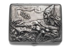 Zigarettenetui aus Silber