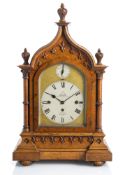 A LARGE BRACKET CLOCK WITH CARILLON