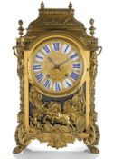 A FRENCH BRONZE MOUNTED PENDULE
